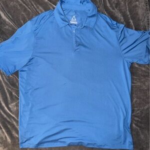 Mens Gerry outdoor Vibrant Blue Polo Shirt Size Large